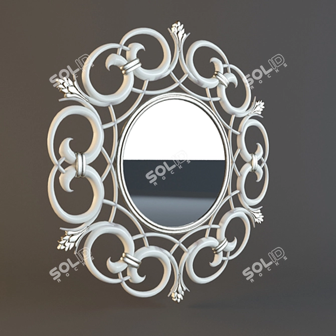 Elegant Adonis Pauli Mirror 3D model image 1