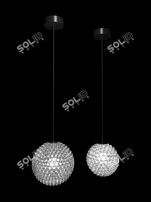 Globo 2 Light Fixtures 3D model image 1