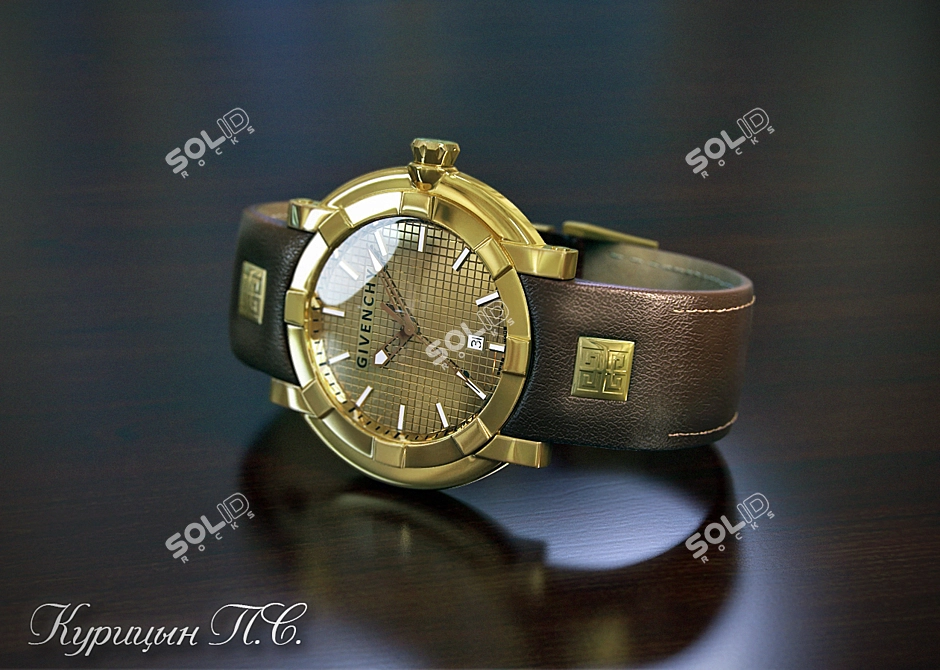 Givenchy Men's Wristwatch 3D model image 1