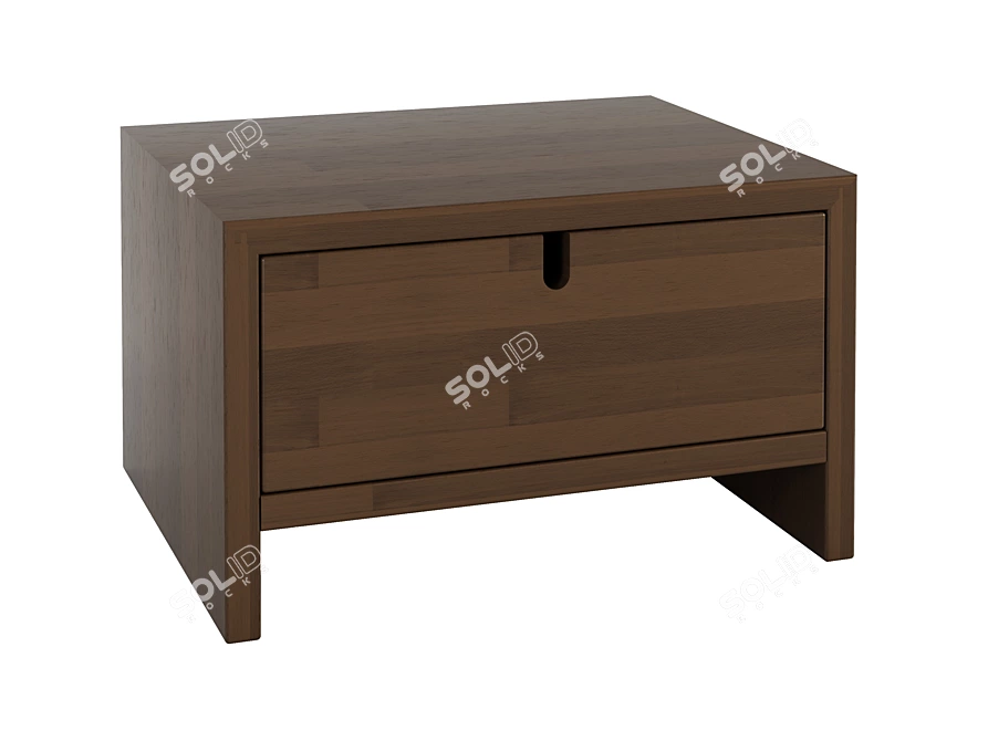 Title: Pine Wood Floor Compartment 3D model image 1