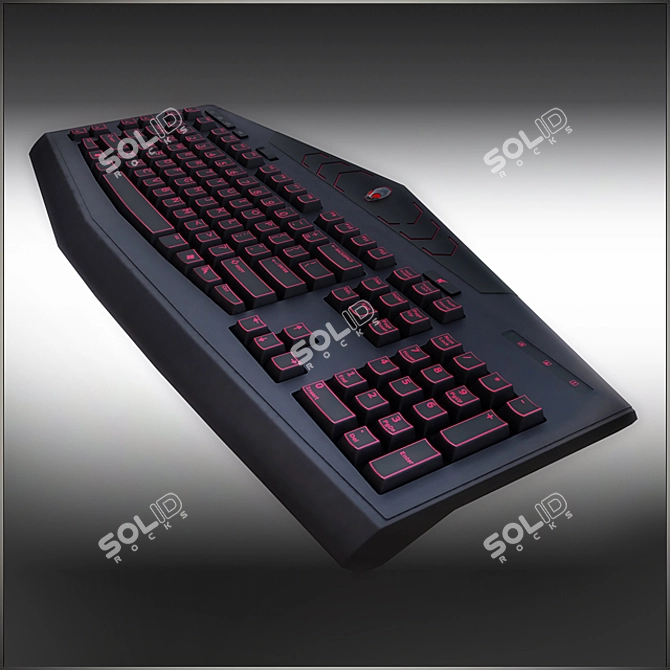 AlienTech Keyboard 3D model image 1