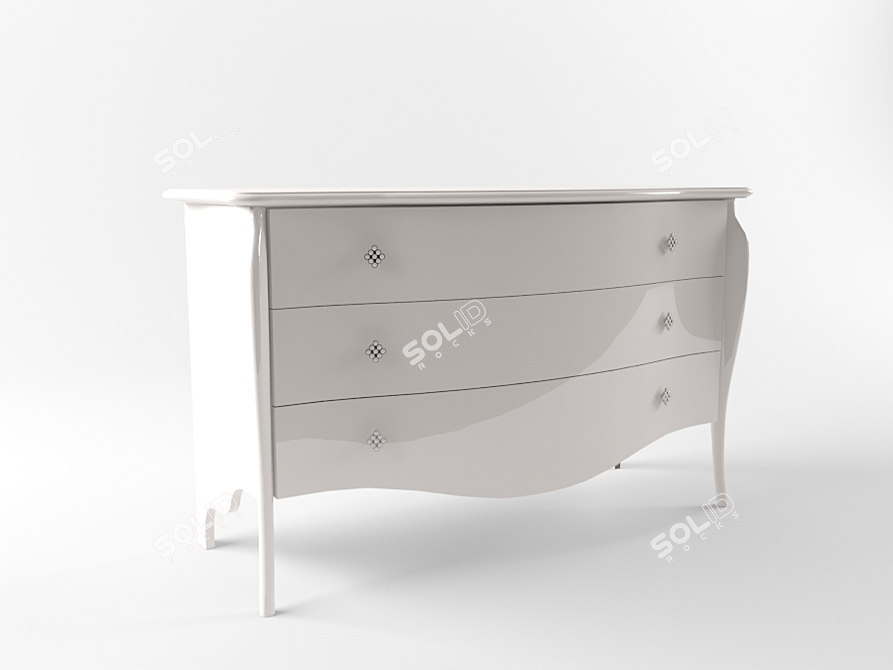 Gammastile Retro Le Rose: Chic and Elegant 3D model image 1