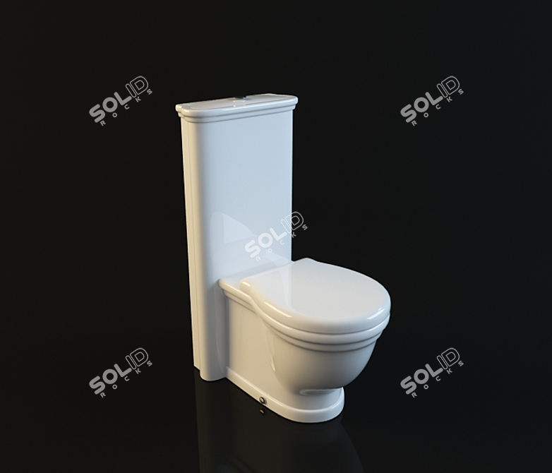 Globo Paestrum Classic Toilet 3D model image 1