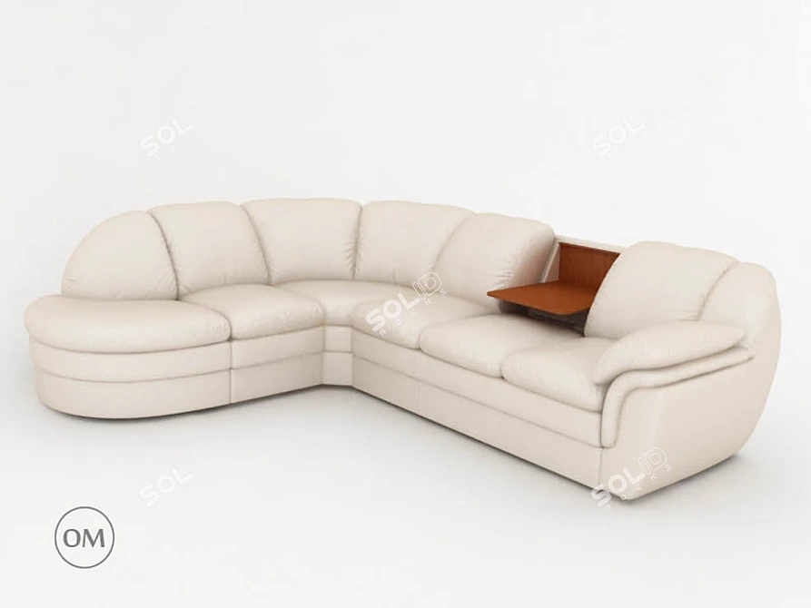 Modular Sofa Bern - Mobel & Zeit 3D model image 1