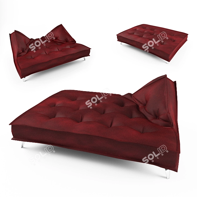 Holiday ArtDivan | 200x140cm Bed 3D model image 1