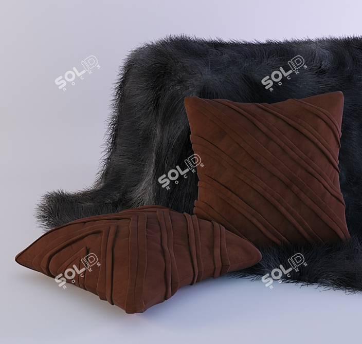 Dream Cloud Pillow 3D model image 1