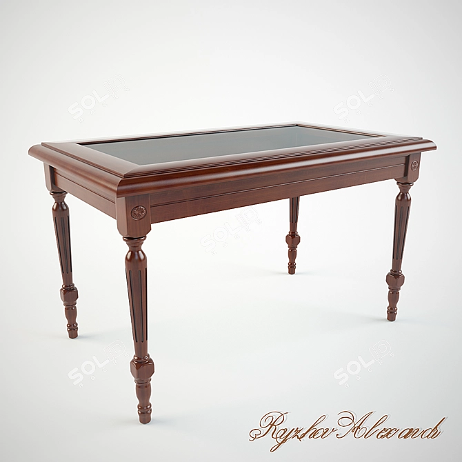 Classic Table: Exceptional Design 3D model image 1