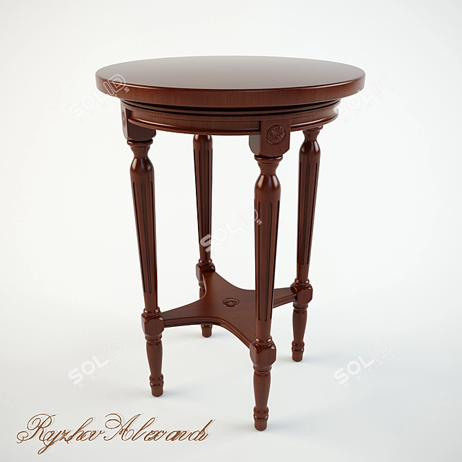 Title: Balestrieri Classic Coffee Table 3D model image 1