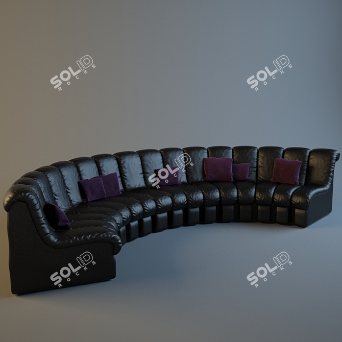 Radius Sectional Sofa 3D model image 1