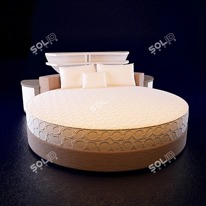 Masterpiece Round Bed - CREATOR 3D model image 1