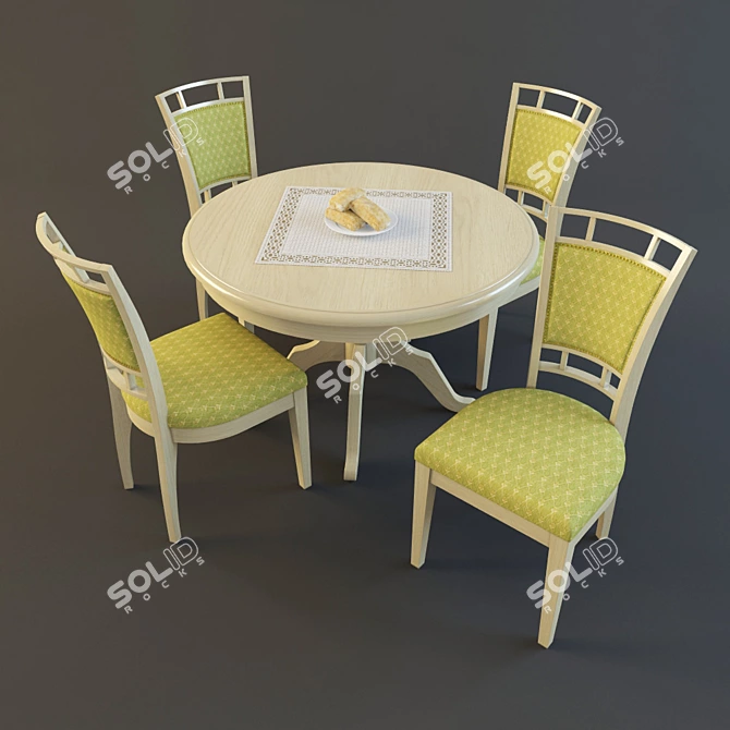 Orim?ks Oak Furniture: Quality Made in Russia 3D model image 1