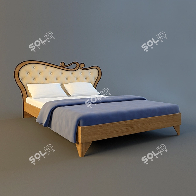 Passion Night: Textured Elegance 3D model image 1