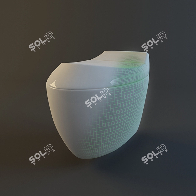 MORPHOSIS Vaso: Elegant Wall-hung Jacuzzi 3D model image 1