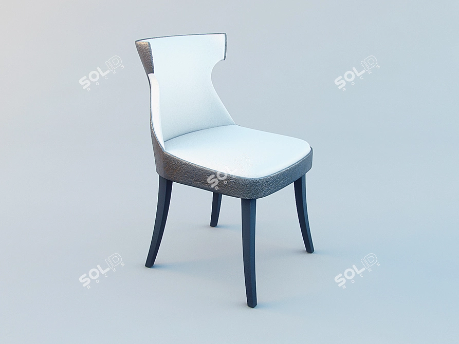 Italian Chair Elegante 3D model image 1