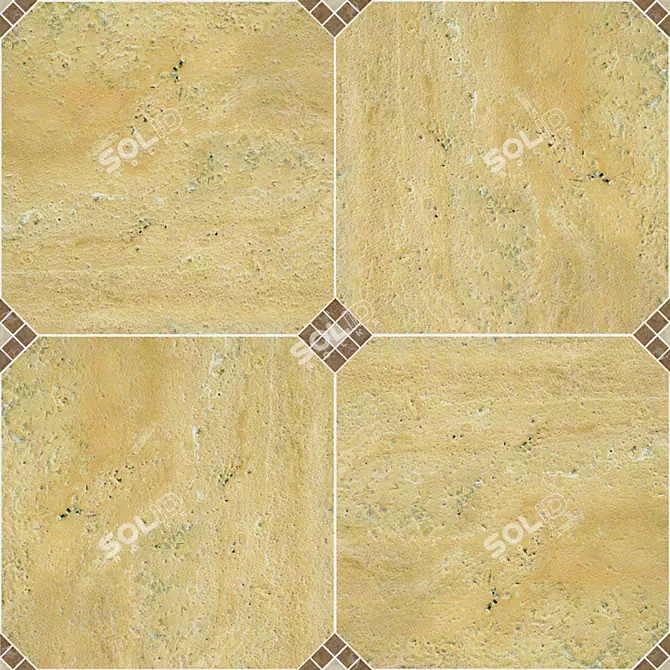 Marble Insert Tiles 3D model image 1