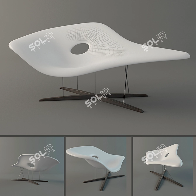 Original Dimension Chair 3D model image 1