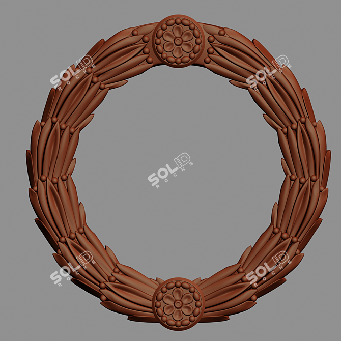 Modern Furniture Plate 3D model image 1