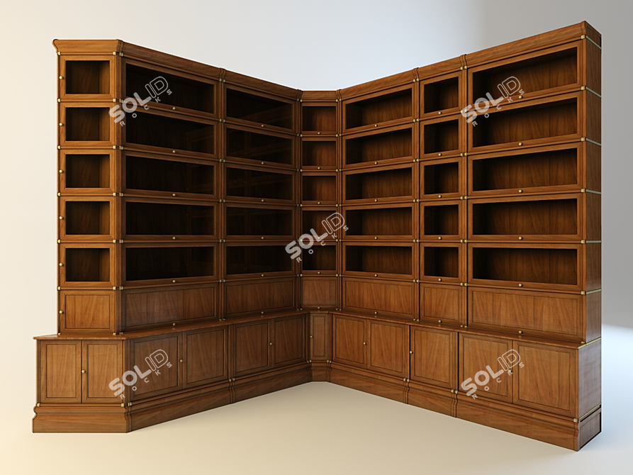 Modular Bookcase by Studio Globe 3D model image 1