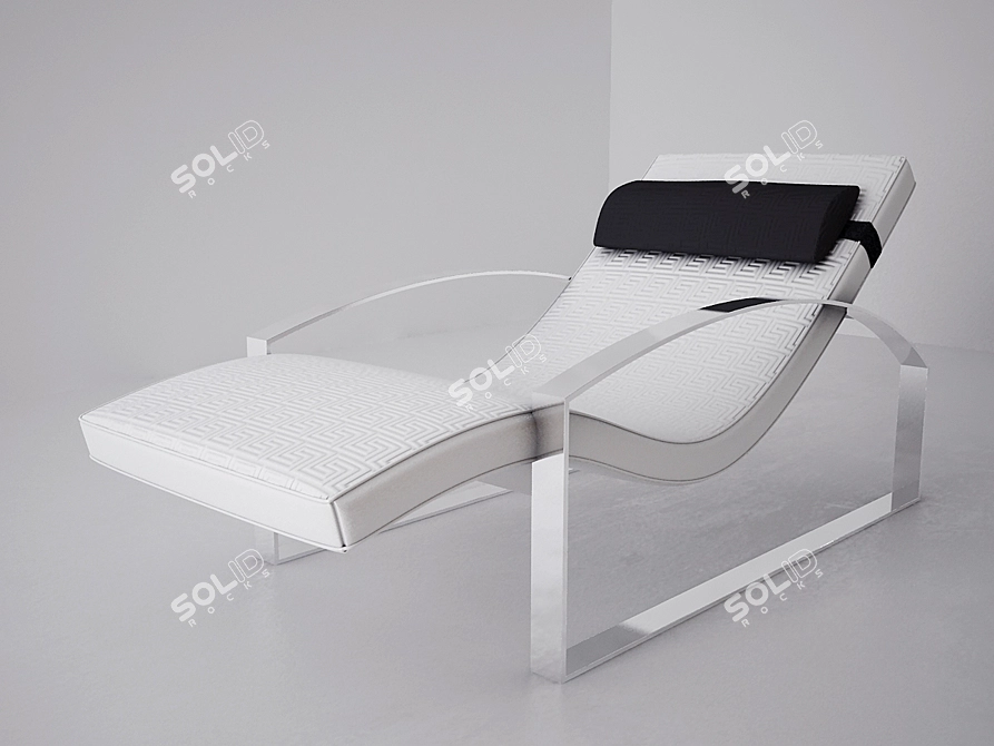 Luxury Versace Chaiselongue 3D model image 1