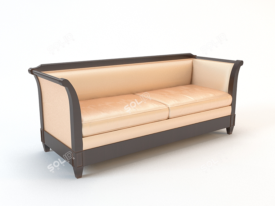 Luxury Morelato Sofa: Timeless Elegance 3D model image 1