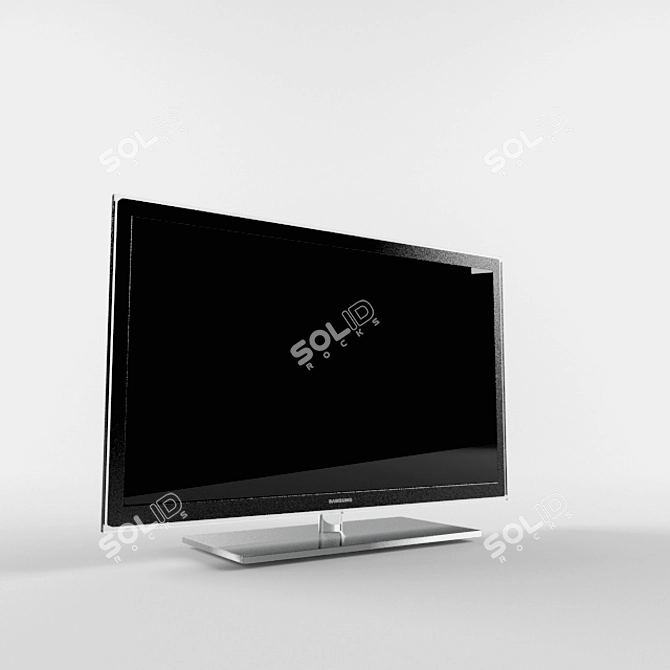 Sleek Samsung 37" LED TV 3D model image 1