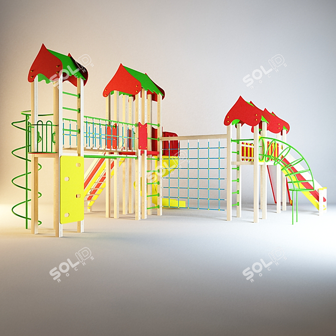 Kids Fun Zone: Xil Entertainment Complex 3D model image 1