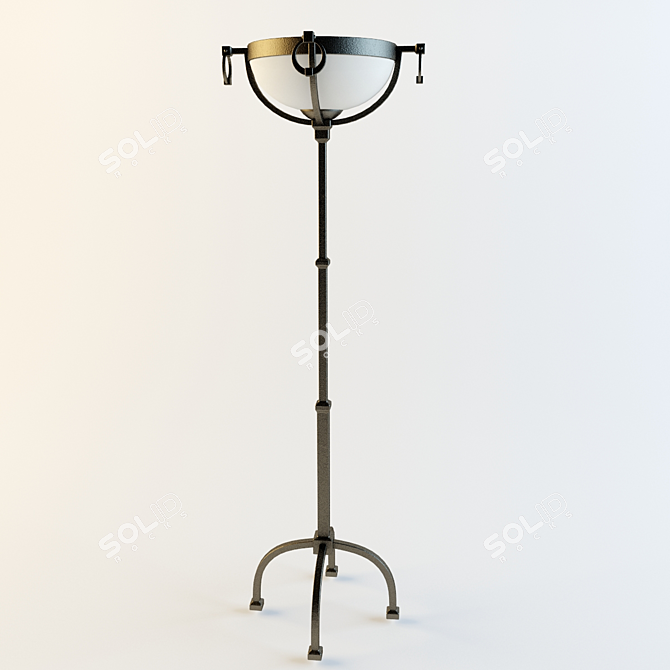 Siena Lamp: Italian Elegance 3D model image 1