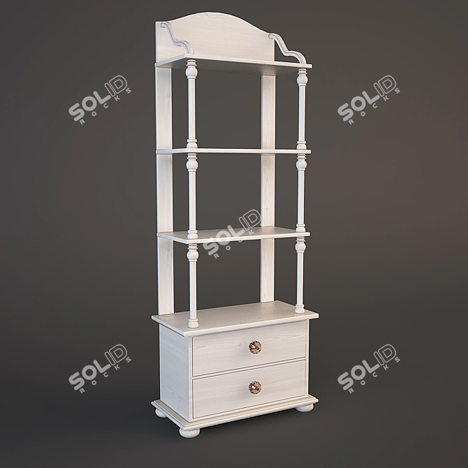 Elegant Dolfi 0415 Shelf 3D model image 1