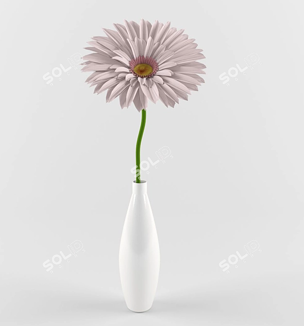 Gorgeous Gerbera Bouquet 3D model image 1