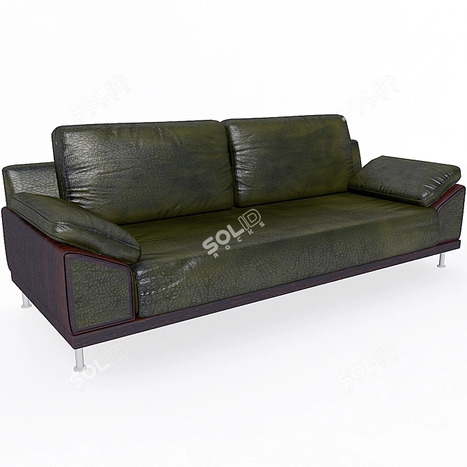 Modern Chic Sofa 3D model image 1