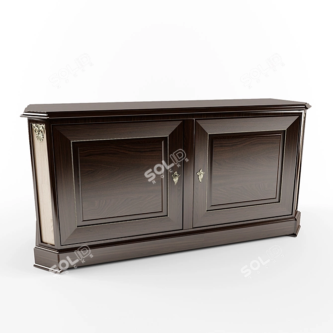 Elegant Victorian Inspired Furniture 3D model image 1