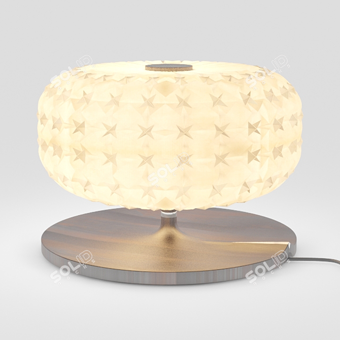 Origami Inspired LED Table Lamp 3D model image 1