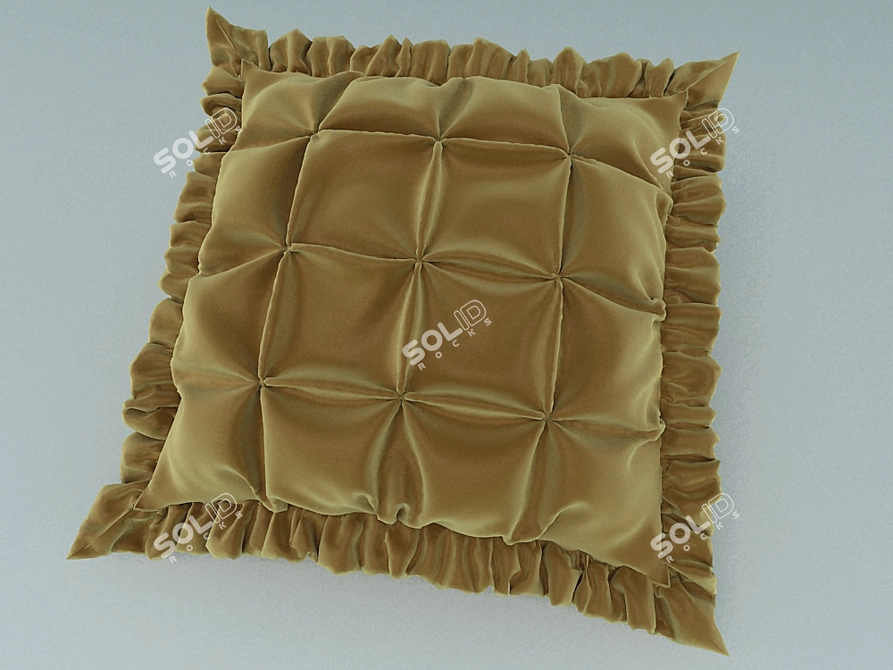 Cozy Dreams Decorative Pillow 3D model image 1