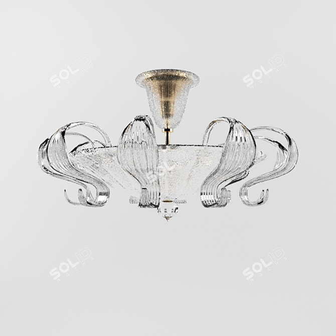 Elegant Sylcom 1132/60 Chandelier 3D model image 1