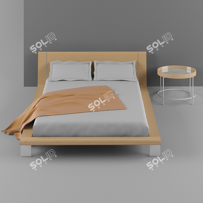Bimax Luxe Bed 3D model image 1