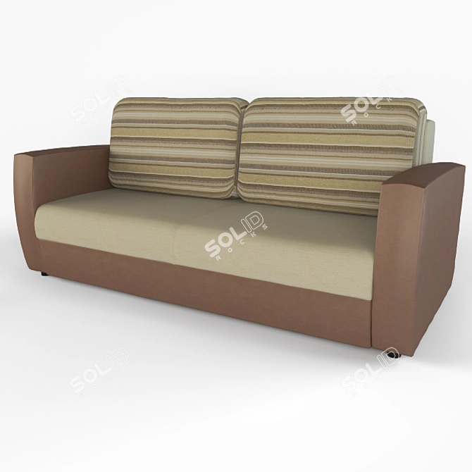 3D Max Sofa Model 3D model image 1