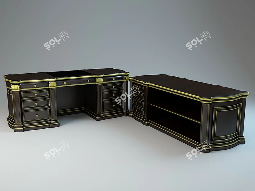 Versatile Textured Mat for Tables 3D model image 1