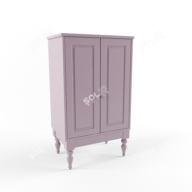 Custom-sized Ikea Isala 2012 Cabinet 3D model image 1