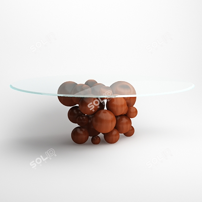 Elegant Float Coffee Table 3D model image 1