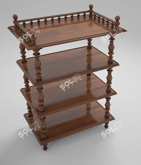 Classic Rack 3D model image 1