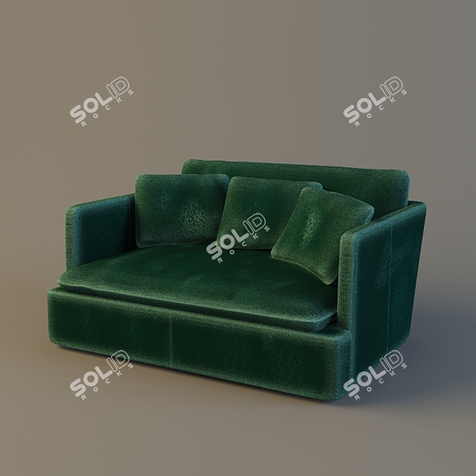 Luxury Italian Cattelan Italia Sofas 3D model image 1