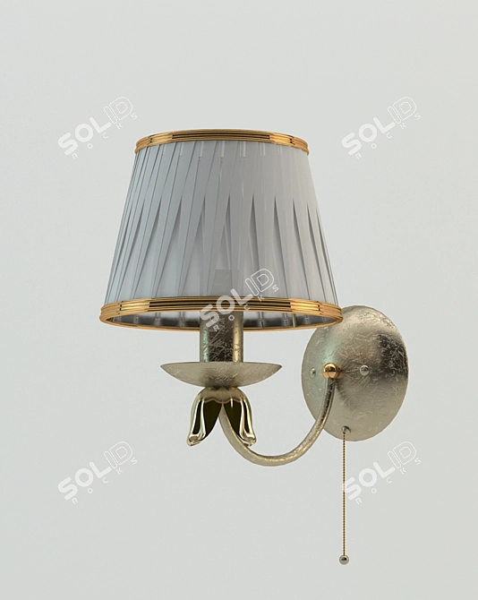 Calypso Classic Wall Sconce 3D model image 1