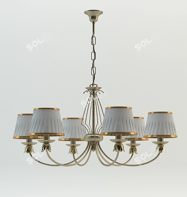 Classic Ceiling Light for Bedroom, Living Room & Foyer 3D model image 1