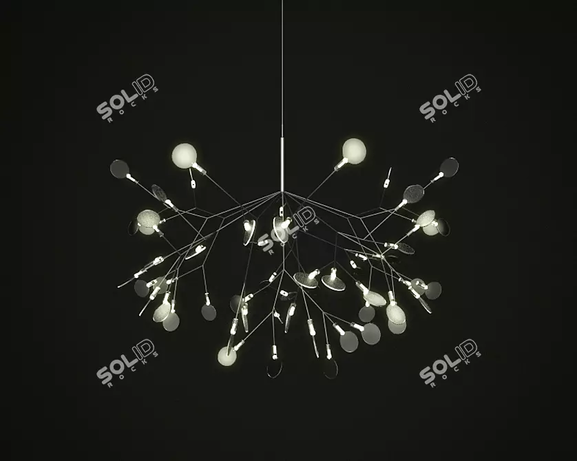 Moooi Delicate LED Heracleum 3D model image 1