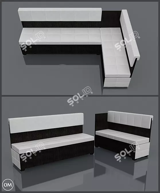 Versatile Corner Kitchen: Smart and Stylish 3D model image 1