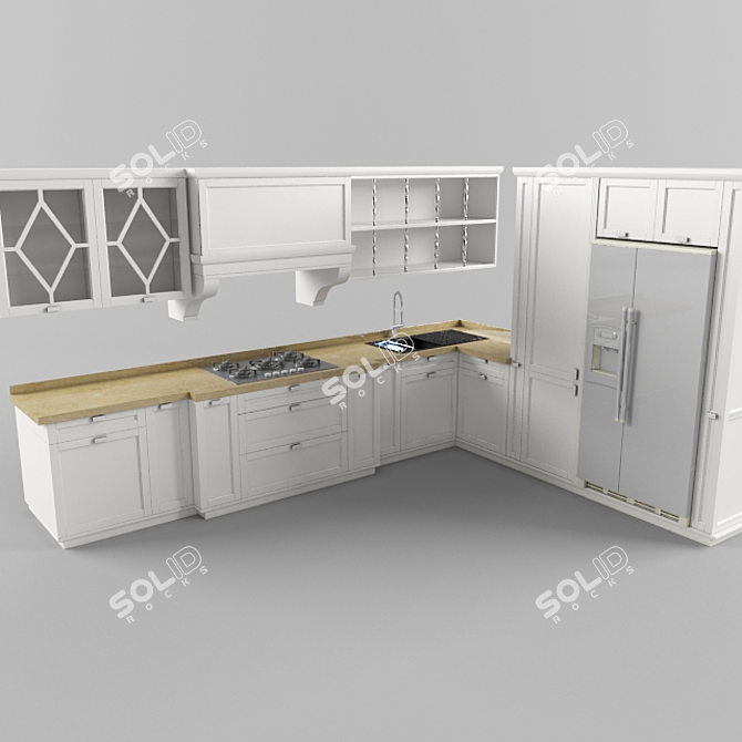 Italian Elegance: Scavolini 3D model image 1