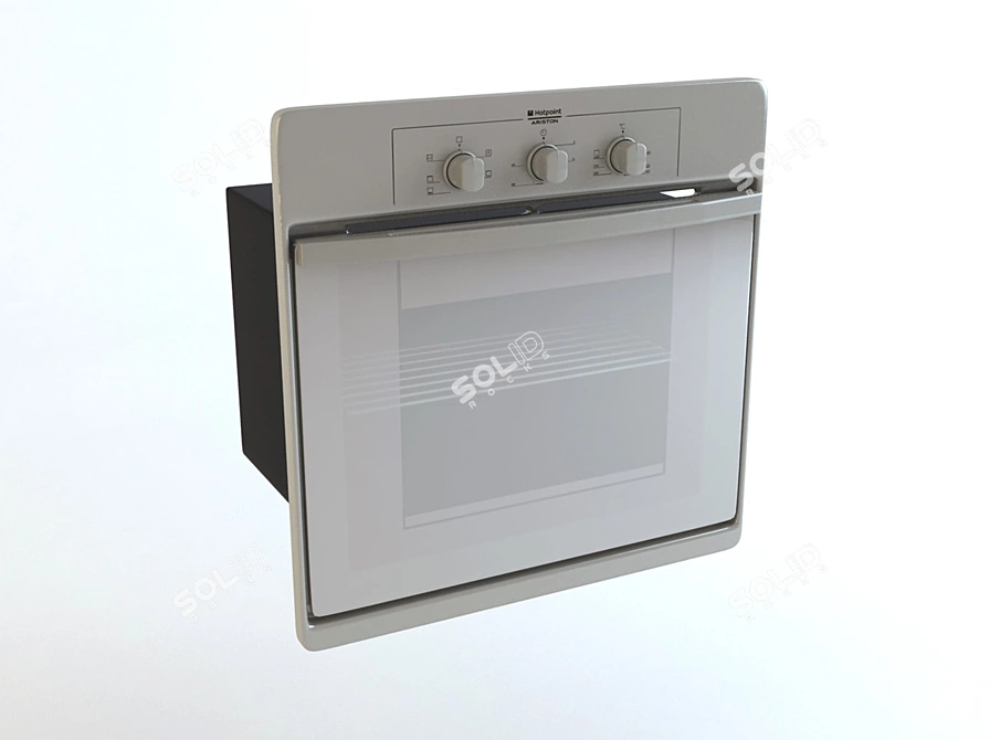 Sleek Stainless Steel Ariston 3D model image 1