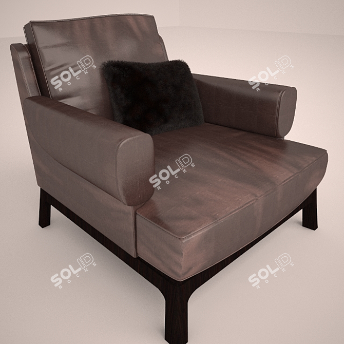 Ulivi Salotti Recliner 3D model image 1