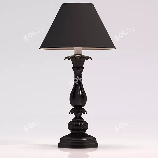 Elegant Table Lamp Chelini 1054 3D model image 1
