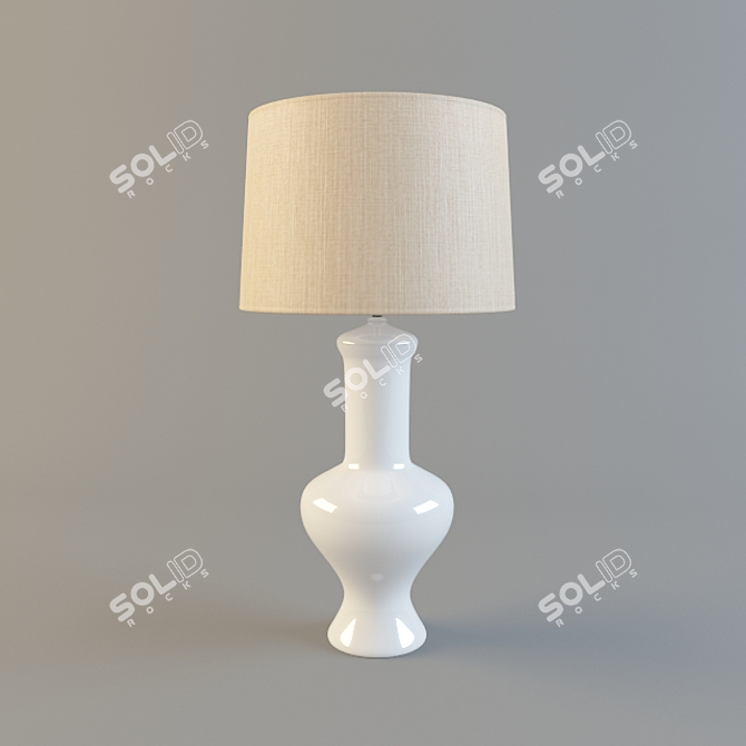 Radiant Glow Lamp 3D model image 1